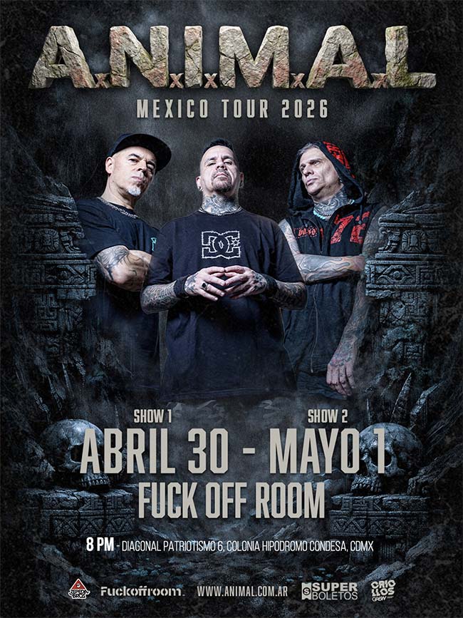Flyer A.N.I.M.A.L. en CDMX 2026