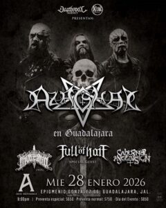Flyer Azaghal en Guadalajara 2026
