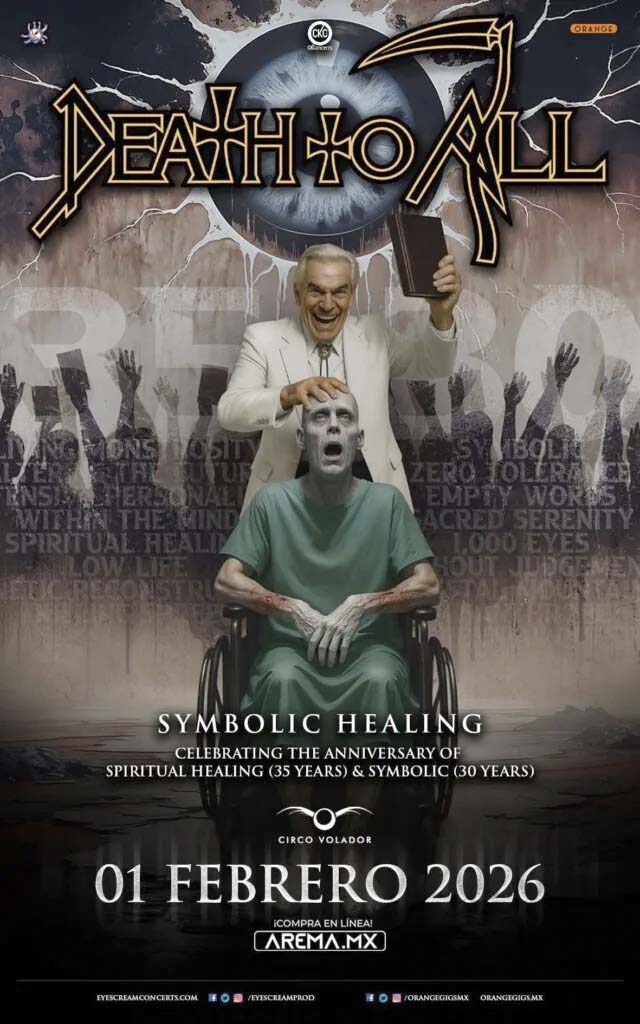 Flyer Death To All CDMX 2026