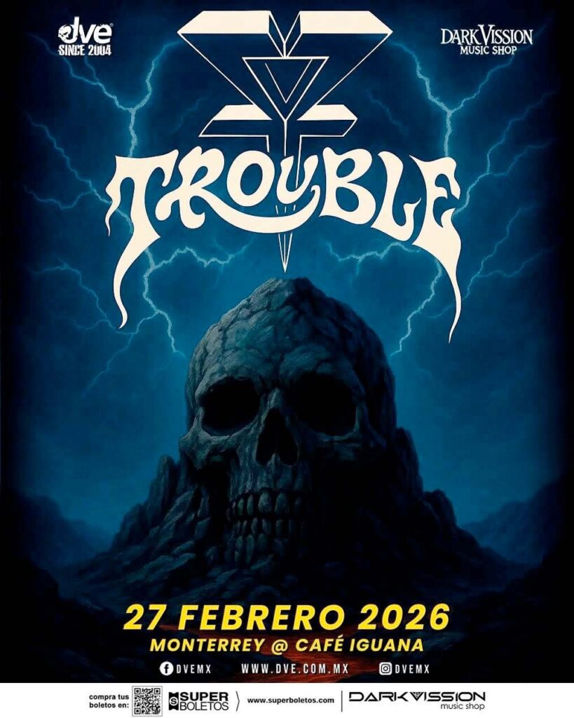 Flyer Trouble Metal Monterrey 2026