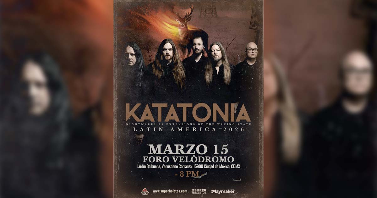 Katatonia CDMX 2026 FT
