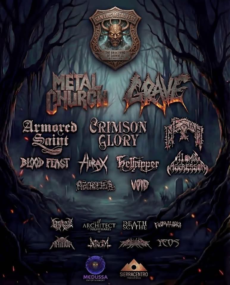 Flyer San Luis Metal Fest 2026