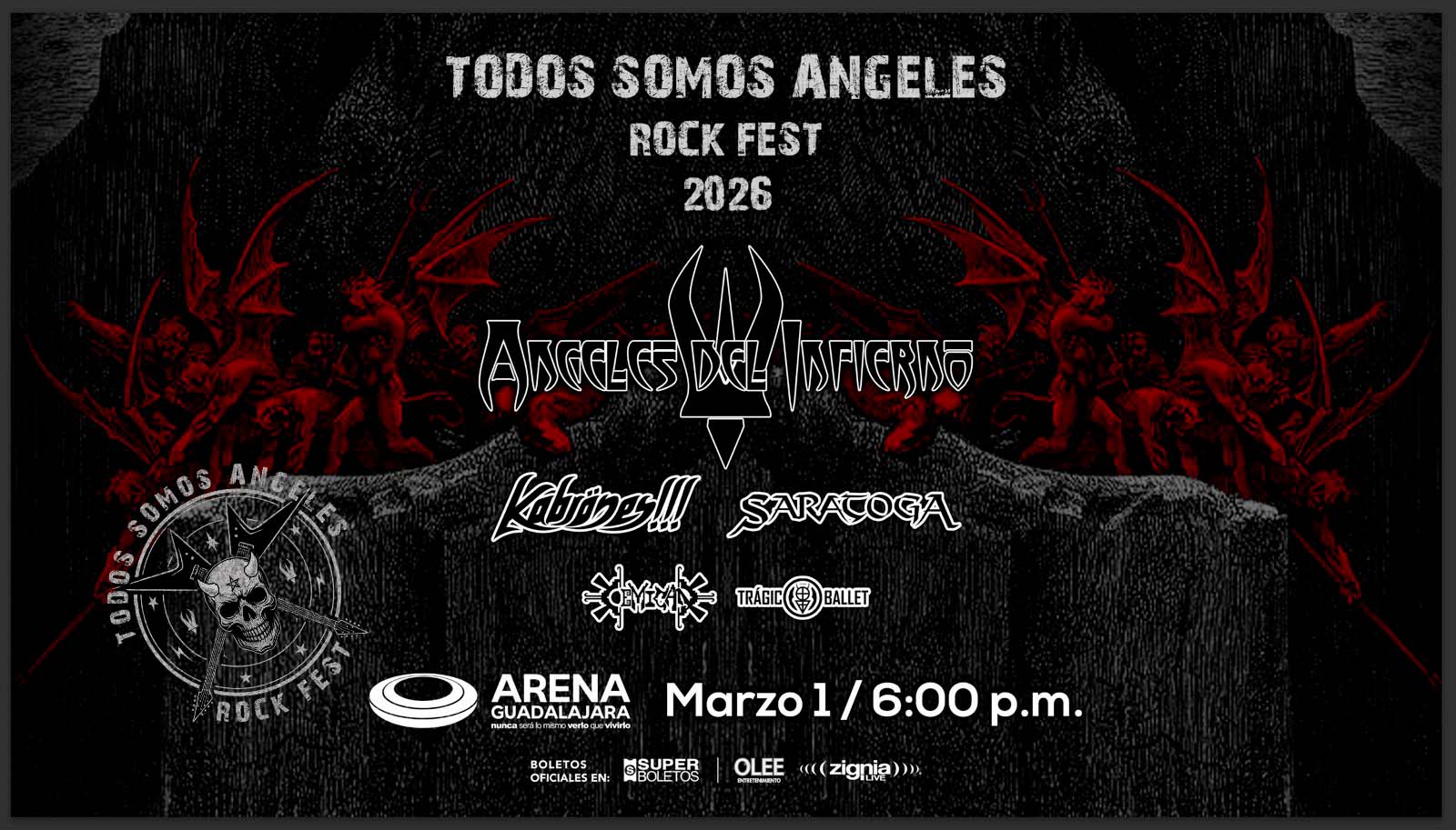 Todos Somos Angeles Rock Fest 2026 Guadalajara
